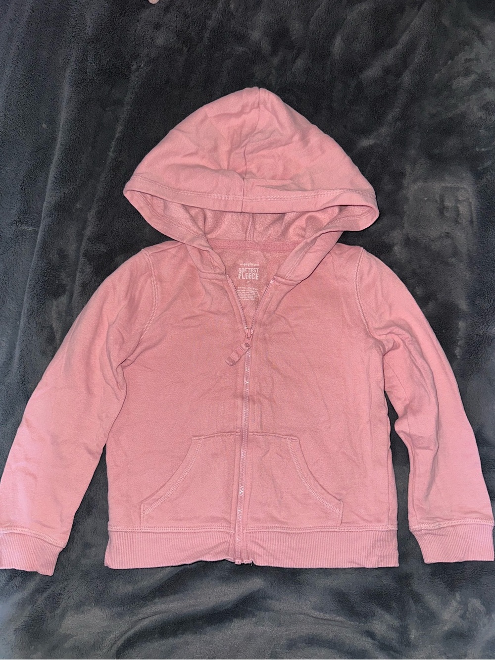 Jumping beans Toddler girl Pink Hooded Zip-Up Sweatshirt